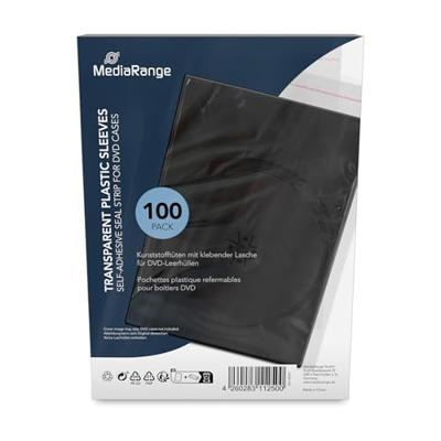 MediaRange Toebehoren CD-/DVD-Rohlinge Opbergmap/sleeve 1schijven Transparant