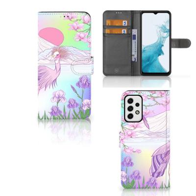 Samsung Galaxy A23 | Telefoonhoesje | Met pasjeshouder | Bird Samsung Galaxy A23 | Telefoonhoesje | Met pasjeshouder | Bird