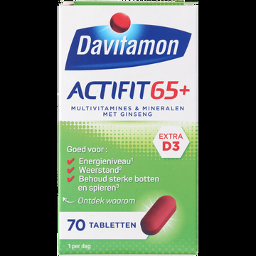 Davitamon Actifit 65 Plus Ginseng Tabletten