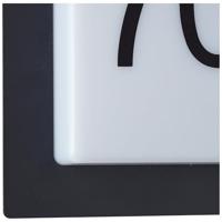 Brilliant Zwarte gevellampSten met huisnummer - G96502/75 - thumbnail