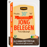 Jumbo Kaas Jong Belegen 30+ Voordeelverpakking Plakken 300 g - thumbnail