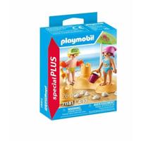 Playmobil 71581 Kinderen Met Zandkasteel - thumbnail