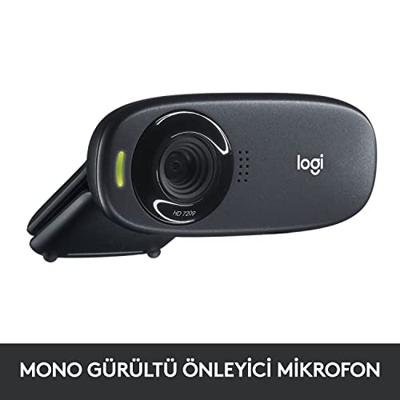 Logitech C310 HD-webcam 1280 x 720 Pixel Standvoet, Klemhouder Logitech C310 HD-webcam 1280 x 720 Pixel Standvoet, Klemhouder