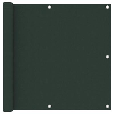 Balkonscherm 90x300 cm oxford stof donkergroen