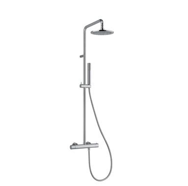 Plieger Douchesysteem Thermostatisch Napoli Met Douchekraan Hoofddouche Ø20 cm En Handdouche 1 Stand Chroom