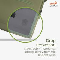 STM Goods ECO Laptoptas Geschikt voor max. (laptop): 40,6 cm (16) Zwart - thumbnail