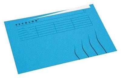 Vouwmap secolor tabrand a4 recy karton 250gr bl | 25 stuks