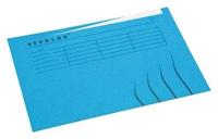 Vouwmap secolor tabrand a4 recy karton 250gr bl | 25 stuks - thumbnail