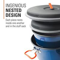 GSI Outdoors Bugaboo Base Camper Largenenset Pan Grijs/Blauw - thumbnail