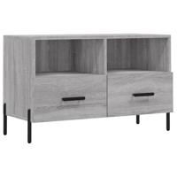 Tv-meubel 80x36x50 cm bewerkt hout grijs sonoma eikenkleurig - thumbnail