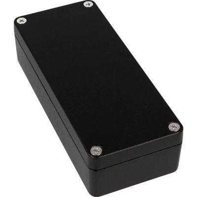 Hammond Electronics 1590Z137BK Behuizing 200 x 80 x 60 Aluminium Zwart 1 stuk(s)