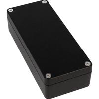 Hammond Electronics 1590Z137BK Behuizing 200 x 80 x 60 Aluminium Zwart 1 stuk(s) - thumbnail