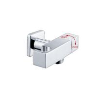 Best Design Best-Design "Vierkant" Muuraansluiting Afsluitbaar + Opsteek Chroom - thumbnail