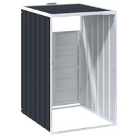 VidaXL Containerberging voor 1 container 72x81x115 cm staal antraciet - thumbnail