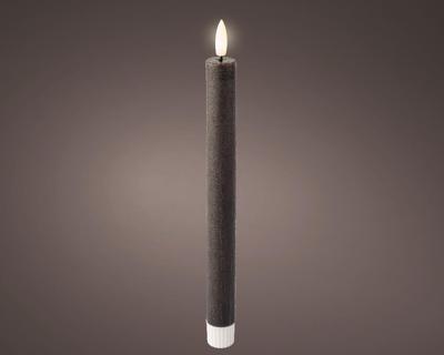 Lumineo LED dinerkaars 2x24cm grijs/warm wit 2st