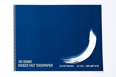 Schetsboek Papyrus 320x480mm 160gr 24 vel | 5 stuks