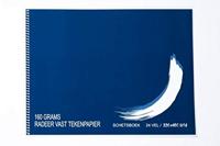 Schetsboek Papyrus 320x480mm 160gr 24 vel | 5 stuks - thumbnail