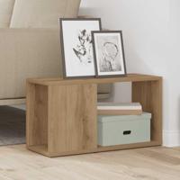 Tv-meubel 60x24x32 cm bewerkt hout artisanaal eikenkleur - thumbnail