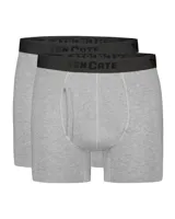 2-pack Classic shorts heren met Gulp - 32322 - Heren boxershorts met sluiting - Klassiek heren ondergoed - thumbnail