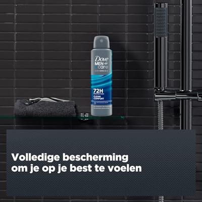 Dove Men+Care Advanced AntiTranspirant Deodorant Spray Clean Comfort 6 x 150 ml bij Jumbo
