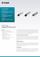D-Link DEM-312GT2 Mini-GBIC Transceiver (1000Base-SX Port) - thumbnail