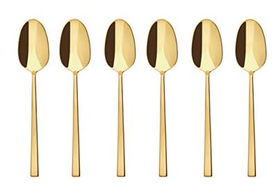 Sambonet Rock Koffielepel Roestvrijstaal Goud, Spiegel 6 stuk(s) Sambonet Rock Koffielepel Roestvrijstaal Goud, Spiegel 6 stuk(s)