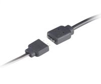 Akasa 3-Pin Addressable RGB LED Splitter and Extension Cable | 1-to-3 aRGB LED Splitter | 3-Pin Connector | 1 Female to 3 Male | 50cm | AK-CBLD07-50BK - thumbnail