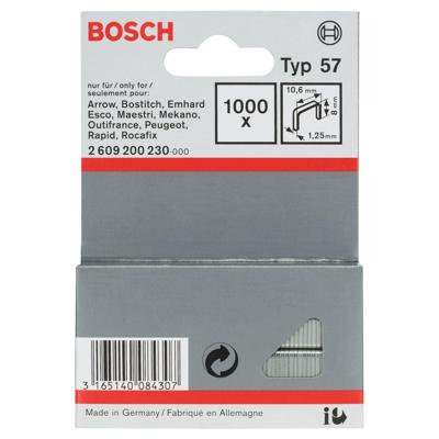 Bosch Professional Niet met platte draad 8mm type 57 VE=1000 - 2609200230
