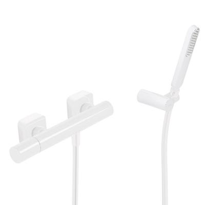 Douchemengkraan Tres Loft Colors met Handdouche 29.2x8 cm Rond Mat Wit