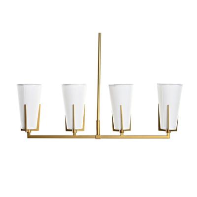 Plafondlamp DKD Home Decor Gouden Wit (67 x 14 x 22 cm)