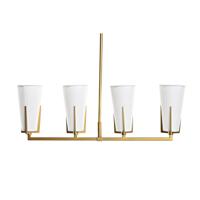 Plafondlamp DKD Home Decor Gouden Wit (67 x 14 x 22 cm) - thumbnail