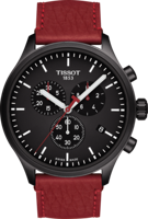 Horlogeband Tissot T1166173605110 / T600044360 Leder Rood 22mm - thumbnail