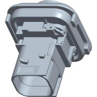 TE Connectivity 1-1703808-1 Female behuizing (board) HDSCS, MCP Totaal aantal polen: 4 Inhoud: 1 stuk(s) - thumbnail