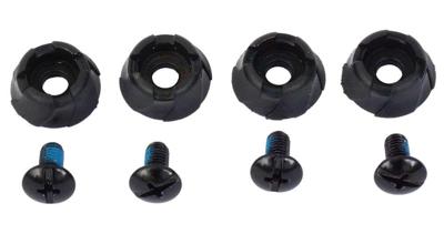 Northwave replacement studs for nw-mtb shoes 4-pack black