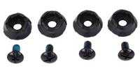 Northwave replacement studs for nw-mtb shoes 4-pack black - thumbnail