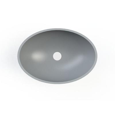 Waskom Aquasplash Prince Cast Marble 49x34 cm Ovaal Mat Beton Aquasplash Waskom Aquasplash Prince Cast Marble 49x34 cm Ovaal Mat Beton Aquasplash