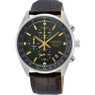 Seiko SSB385P1 Groen Heren horloge
