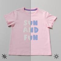 Cricut • iron-on uv color change 48x30cm white to pastel blue - thumbnail