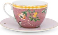 Pip Studio La Majorelle Cappuccino kop en schotel - thumbnail