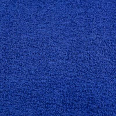 VidaXL Gastendoekjes 2 st 30x50 cm 360 g/m² 100% katoen blauw