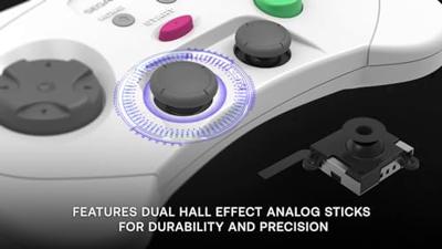 Retro-Bit SEGA Saturn 2.4G Wireless Pro Controller (White)