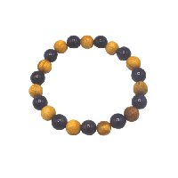 Edelsteen Armband - Palo Santo & Amethist - thumbnail