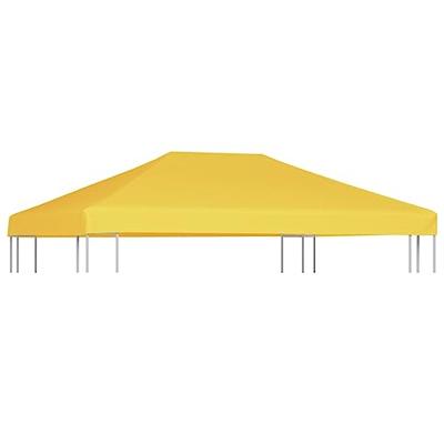 VidaXL Prieeldak 270 g/m² 4x3 m geel