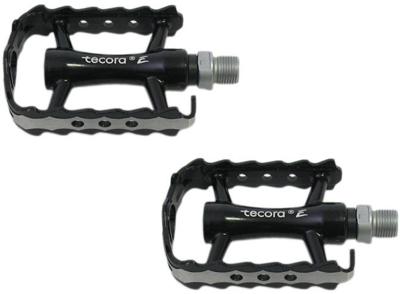 Tecora pedaalset all-round extra licht zwart op kaart