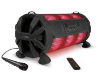 Bluetooth Speaker met Feestverlichting - Karaoke Partybox - 8 Uur Speeltijd - Met Microfoon (HPG519BTL) - thumbnail