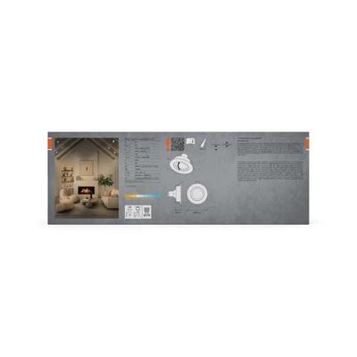 OSRAM HOMELIGHTING 4058075853478 Plafondspot, LED-plafondspot GU10 Wit