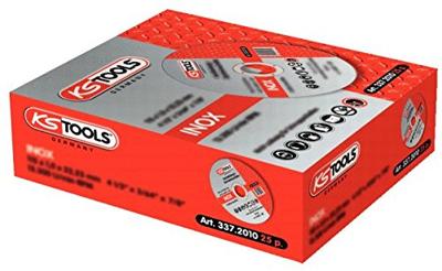KS Tools 337.2010 Doorslijpschijf recht 100 mm 25 stuk(s)
