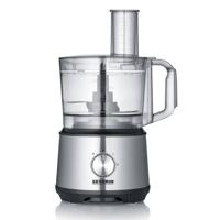 Severin KM 3892 Foodprocessor 1200 W Zilver, Zwart - thumbnail