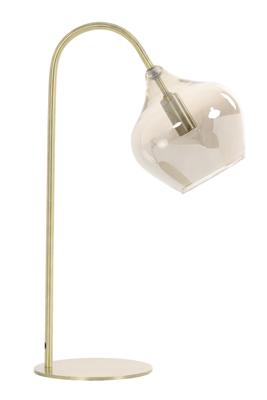 Light & Living Tafellamp 'Rakel', antiek brons+smoke Light & Living Tafellamp 'Rakel', antiek brons+smoke