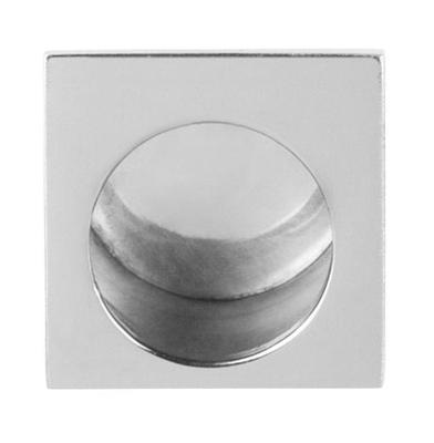 Formani Square LSQ27 fingertip kopse kant deur - gepolijst RVS